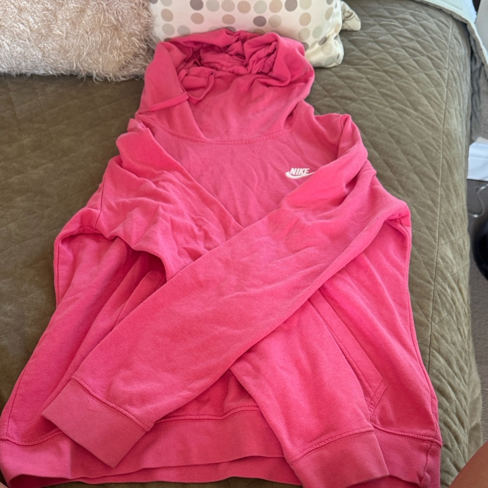 Nike Vibrant Pink Pullover Hoodie
